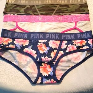 Pink Victoria secret woman panties